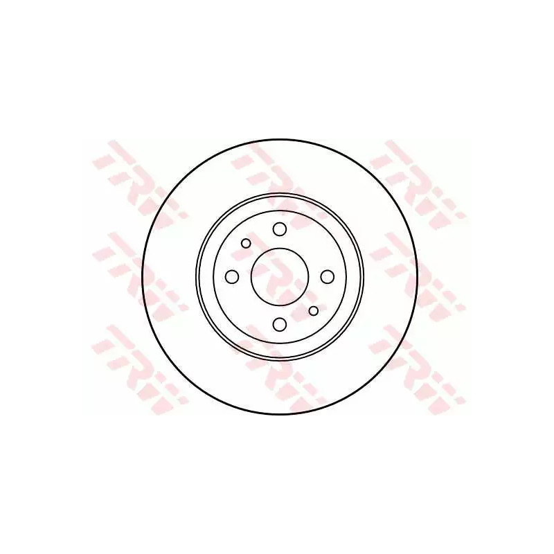Stabdžių diskas  TRW DF1757