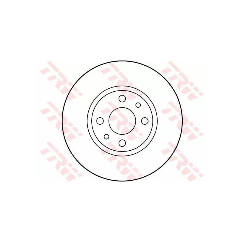 Stabdžių diskas  TRW DF1790