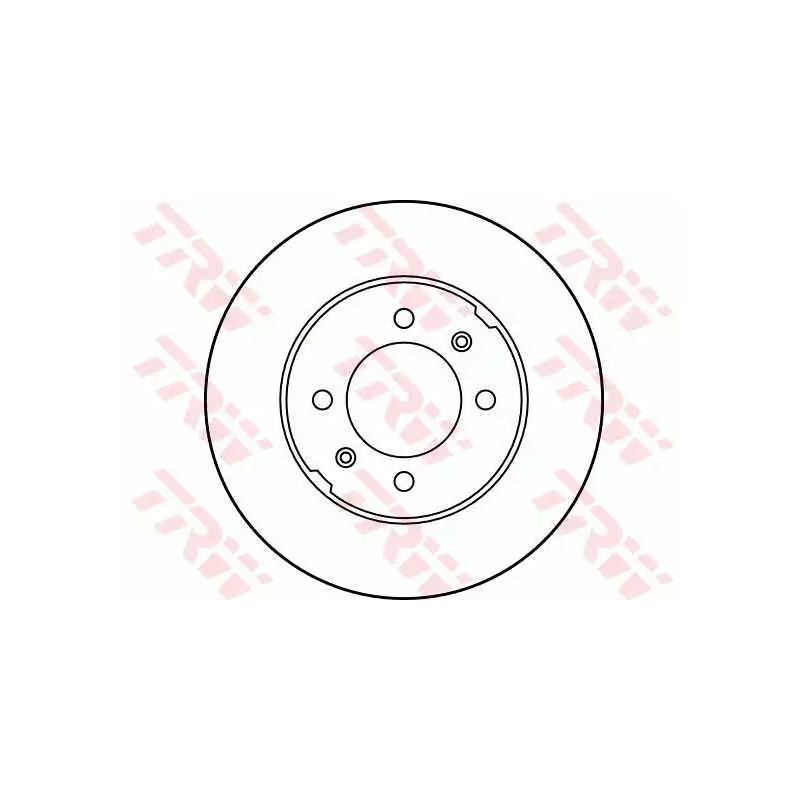 Stabdžių diskas  TRW DF1829