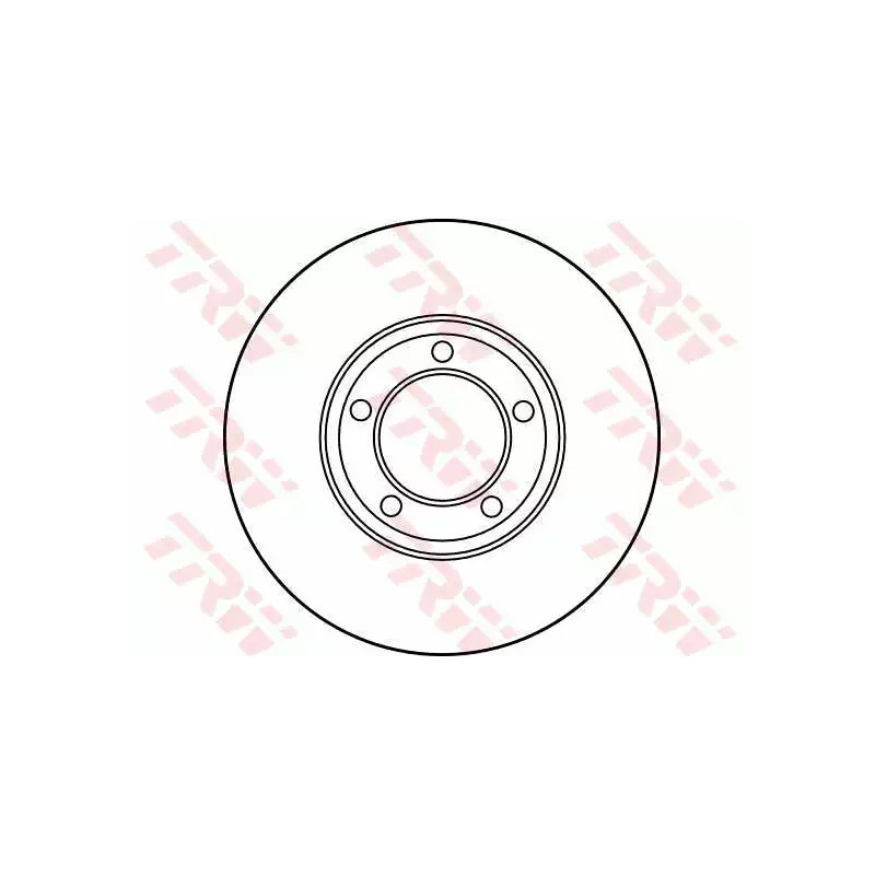 Stabdžių diskas  TRW DF1872