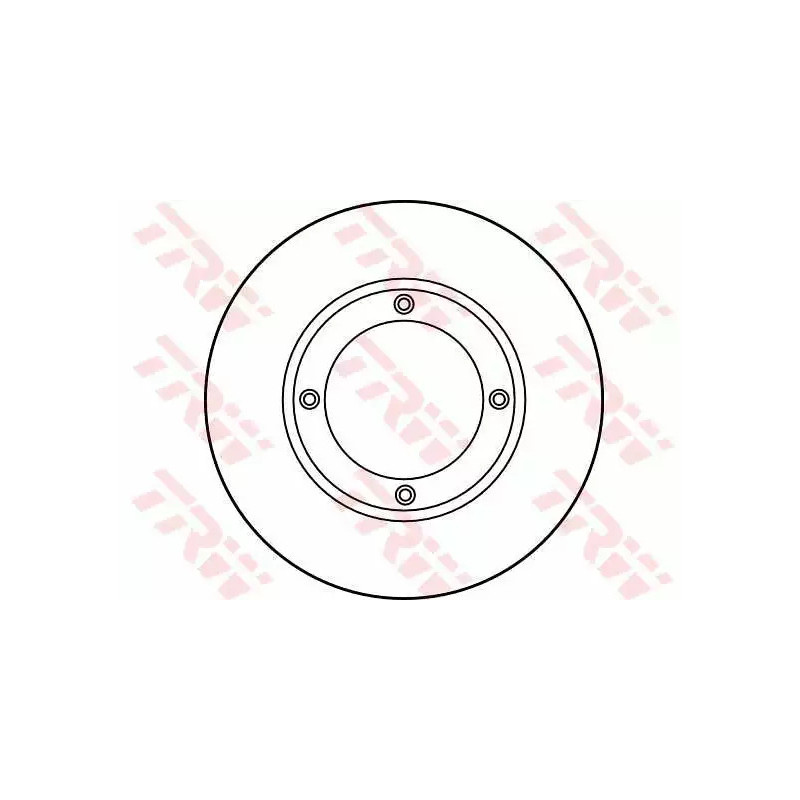Stabdžių diskas  TRW DF1925