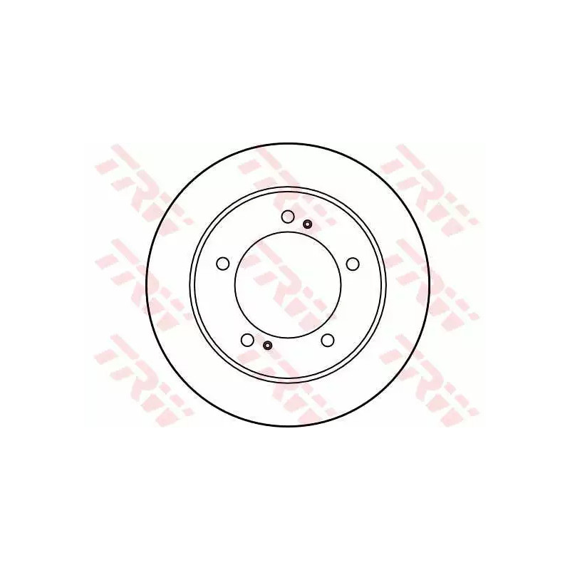 Stabdžių diskas  TRW DF1953