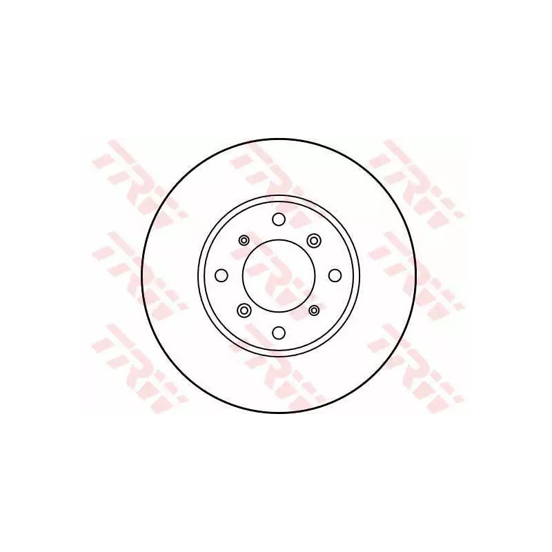 Stabdžių diskas  TRW DF1963