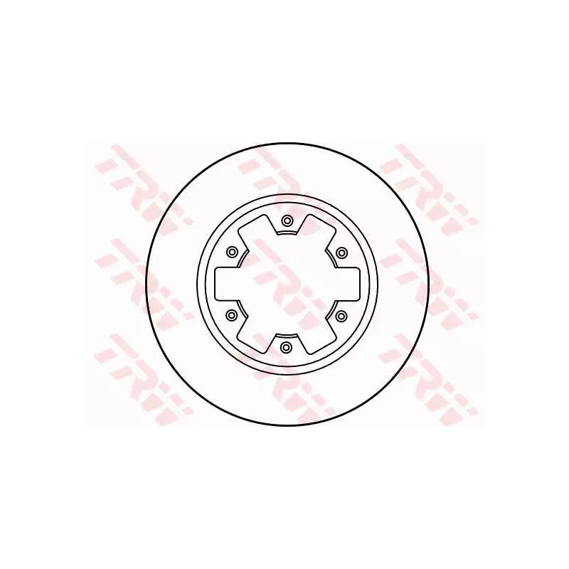 Stabdžių diskas  TRW DF1965