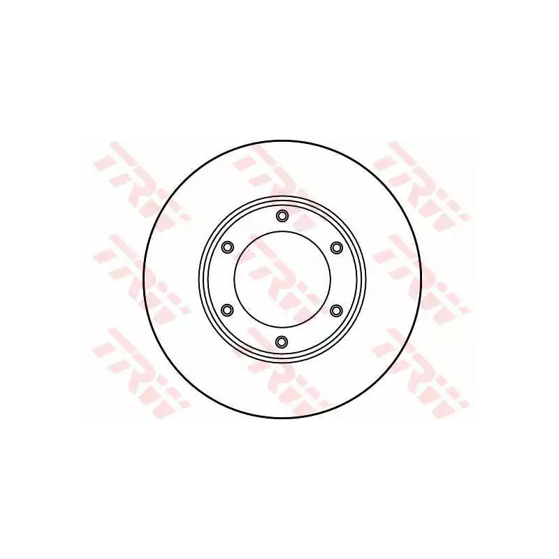Stabdžių diskas  TRW DF1967