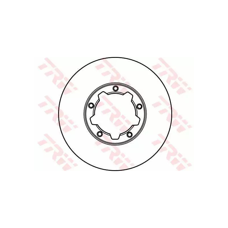 Stabdžių diskas  TRW DF2001