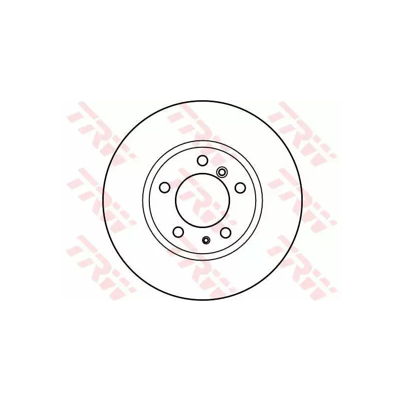 Stabdžių diskas  TRW DF2555