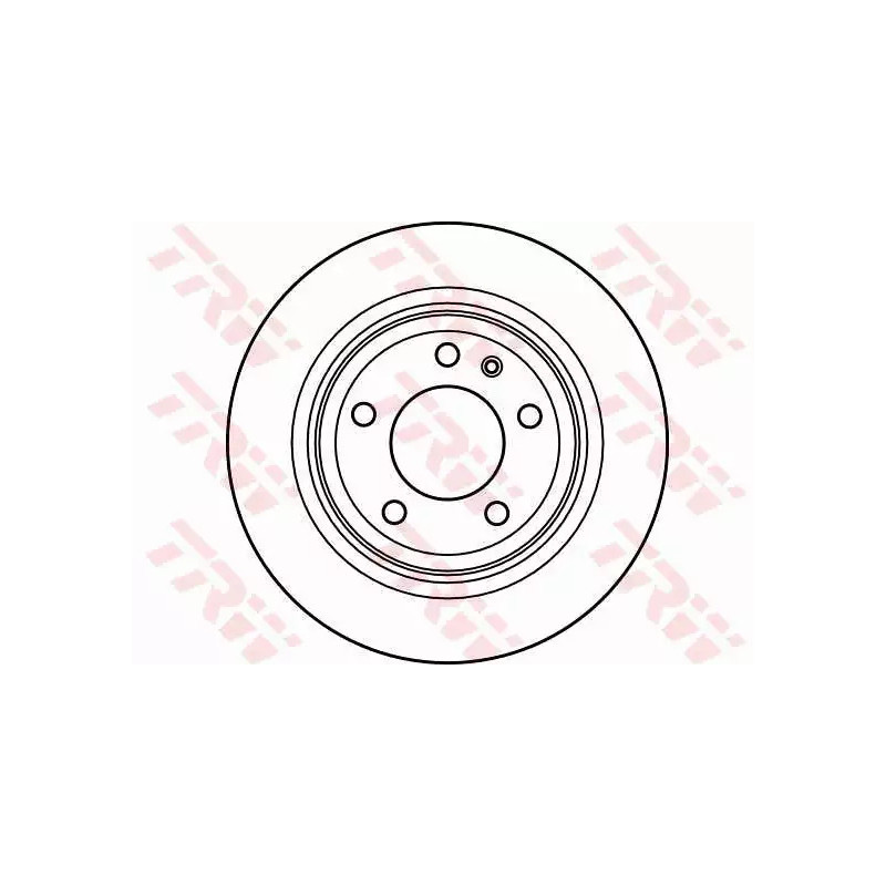 Stabdžių diskas  TRW DF2557
