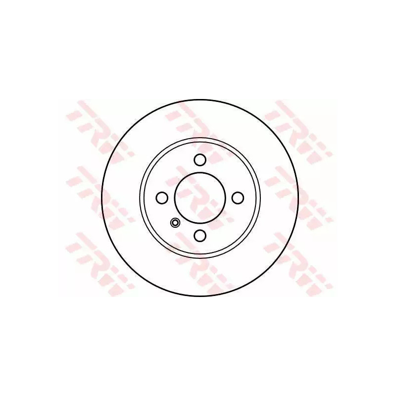 Stabdžių diskas  TRW DF2550