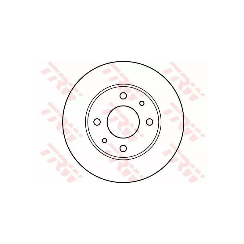 Stabdžių diskas  TRW DF2576