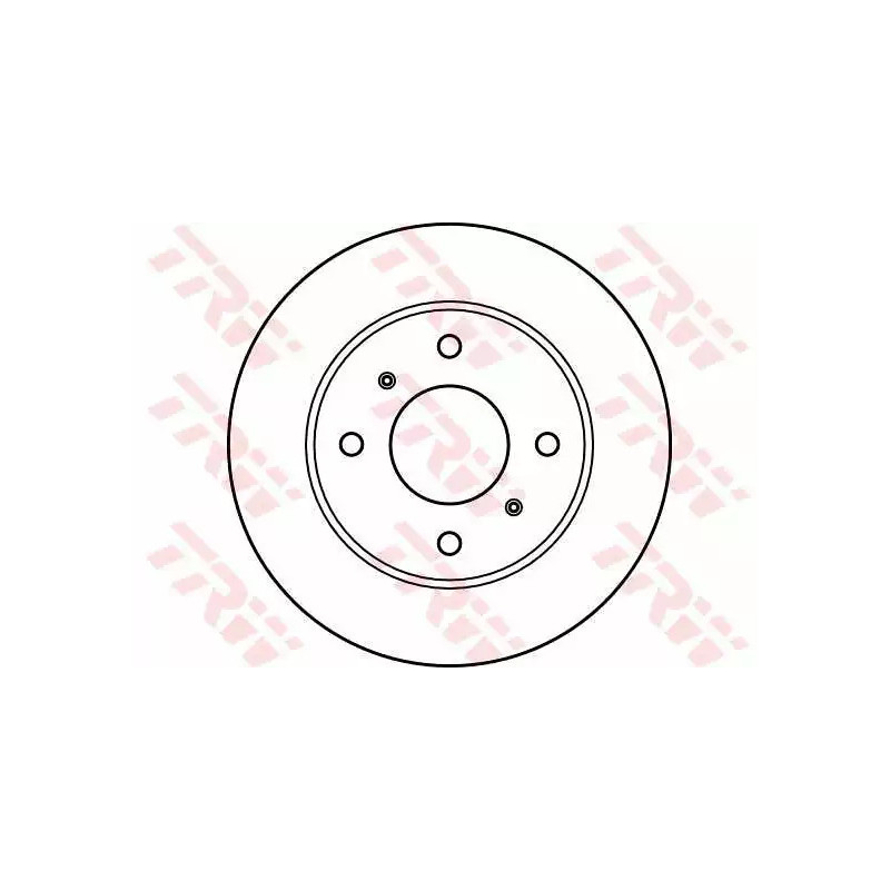 Stabdžių diskas  TRW DF2591