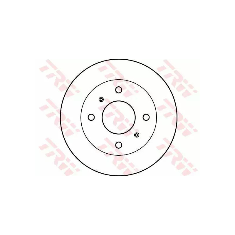 Stabdžių diskas  TRW DF2590