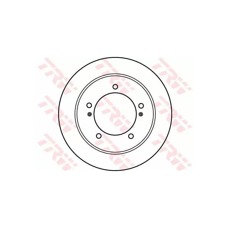 Stabdžių diskas  TRW DF2588