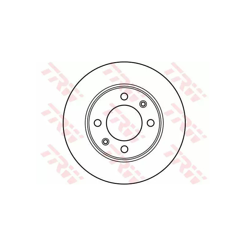 Stabdžių diskas  TRW DF2581