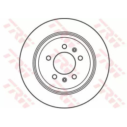 Stabdžių diskas  TRW DF2582