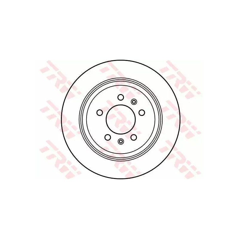 Stabdžių diskas  TRW DF2582
