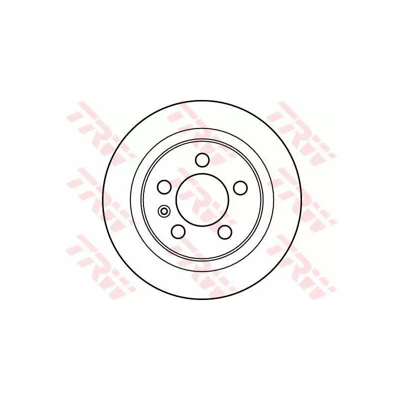 Stabdžių diskas  TRW DF2619