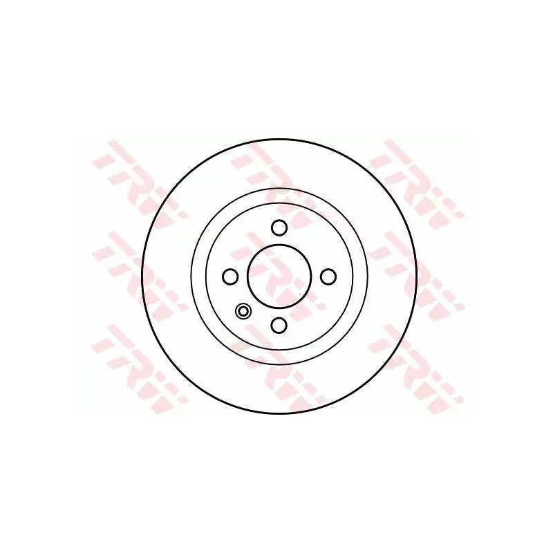 Stabdžių diskas  TRW DF2631
