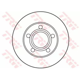 Stabdžių diskas  TRW DF2651