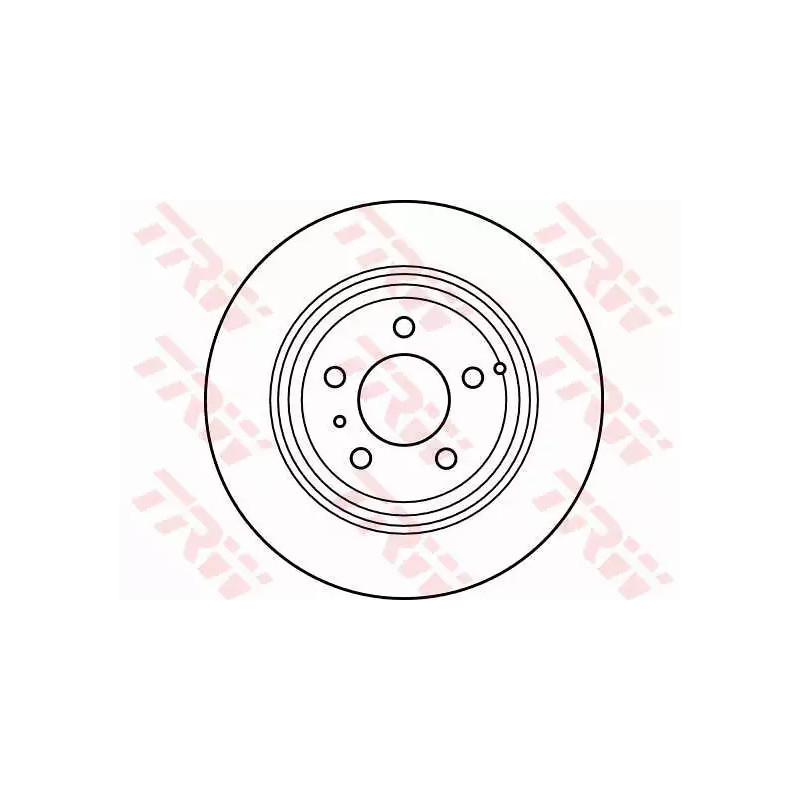 Stabdžių diskas  TRW DF2660