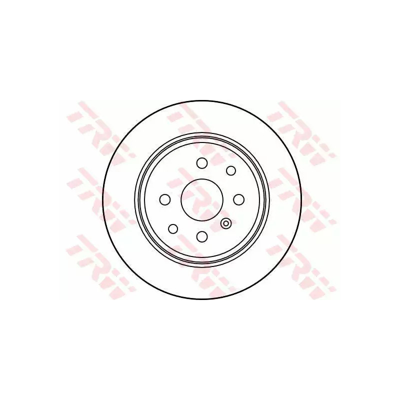 Stabdžių diskas  TRW DF2663