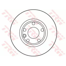 Stabdžių diskas  TRW DF2665