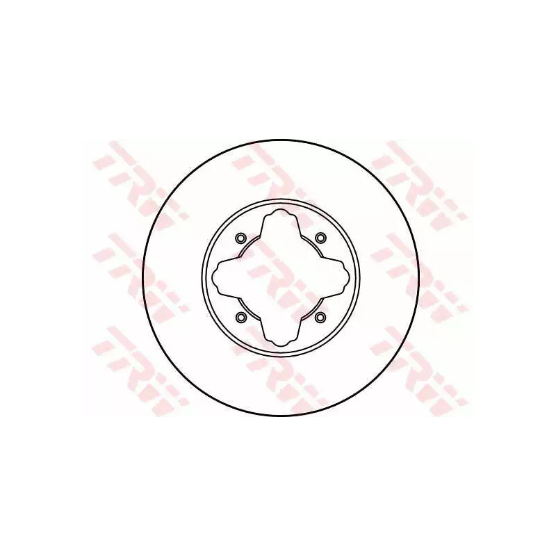 Stabdžių diskas  TRW DF2679