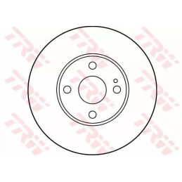 Stabdžių diskas  TRW DF2702