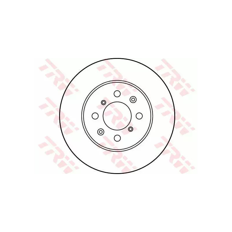 Stabdžių diskas  TRW DF2717