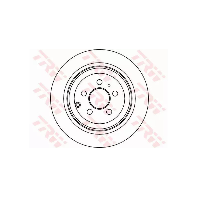 Stabdžių diskas  TRW DF2715