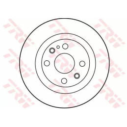 Stabdžių diskas  TRW DF2703