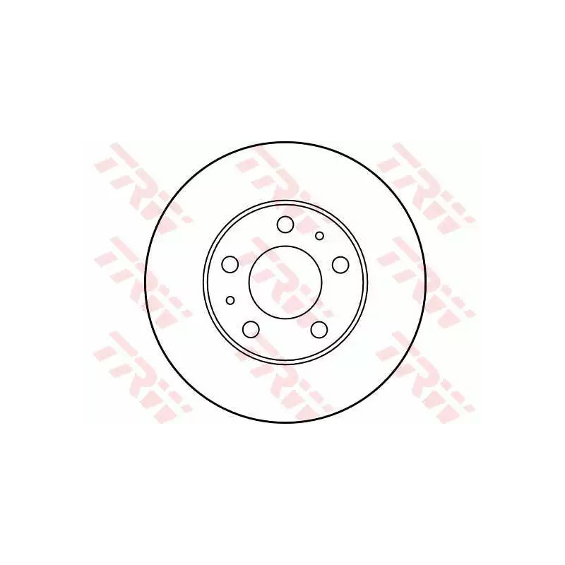Stabdžių diskas  TRW DF2721