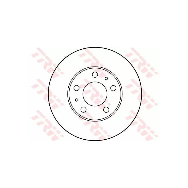 Stabdžių diskas  TRW DF2722