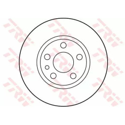 Stabdžių diskas  TRW DF2754