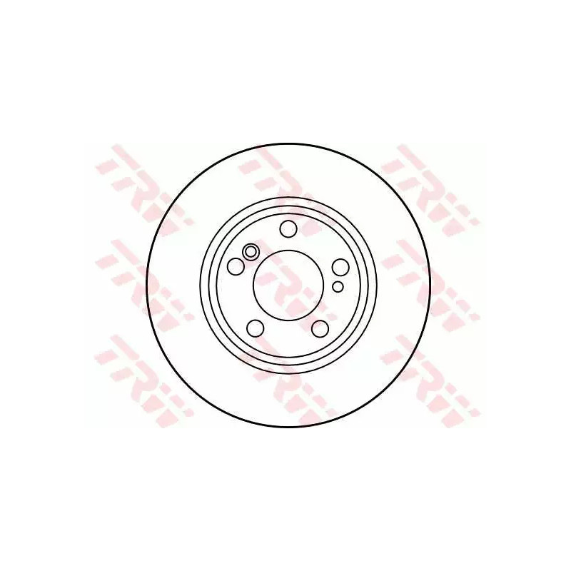 Stabdžių diskas  TRW DF2757