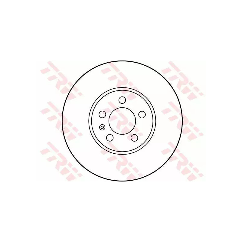Stabdžių diskas  TRW DF2758