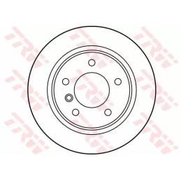 Stabdžių diskas  TRW DF2767