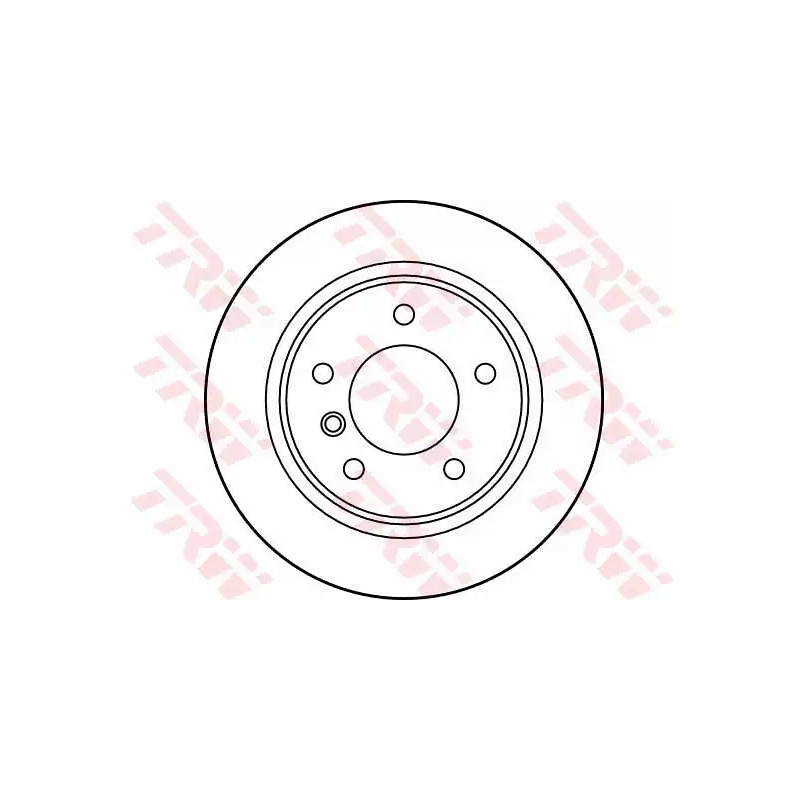Stabdžių diskas  TRW DF2767