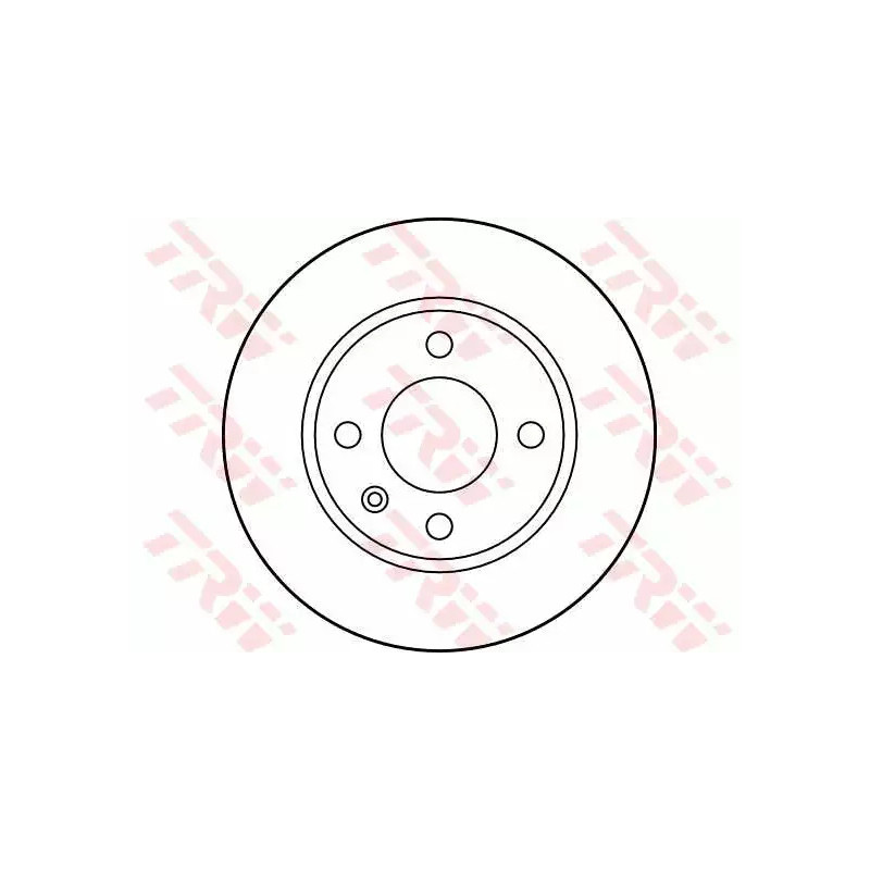 Stabdžių diskas  TRW DF2765