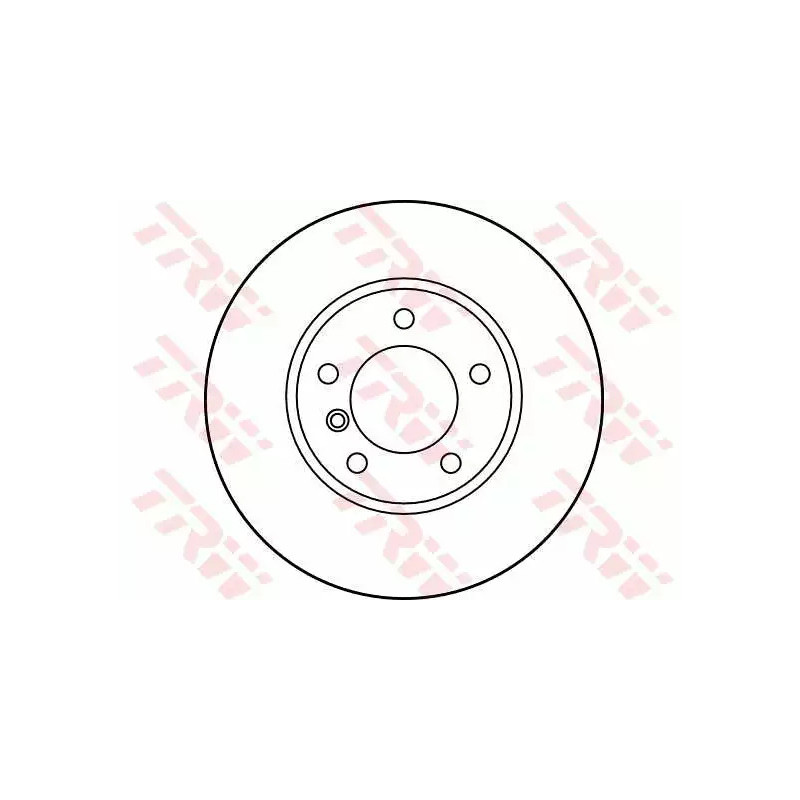 Stabdžių diskas  TRW DF2769