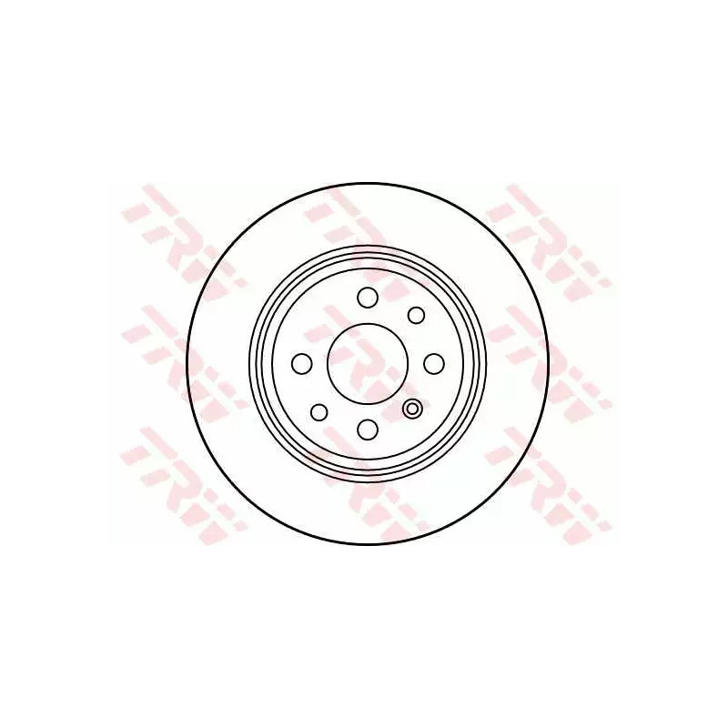 Stabdžių diskas  TRW DF2772