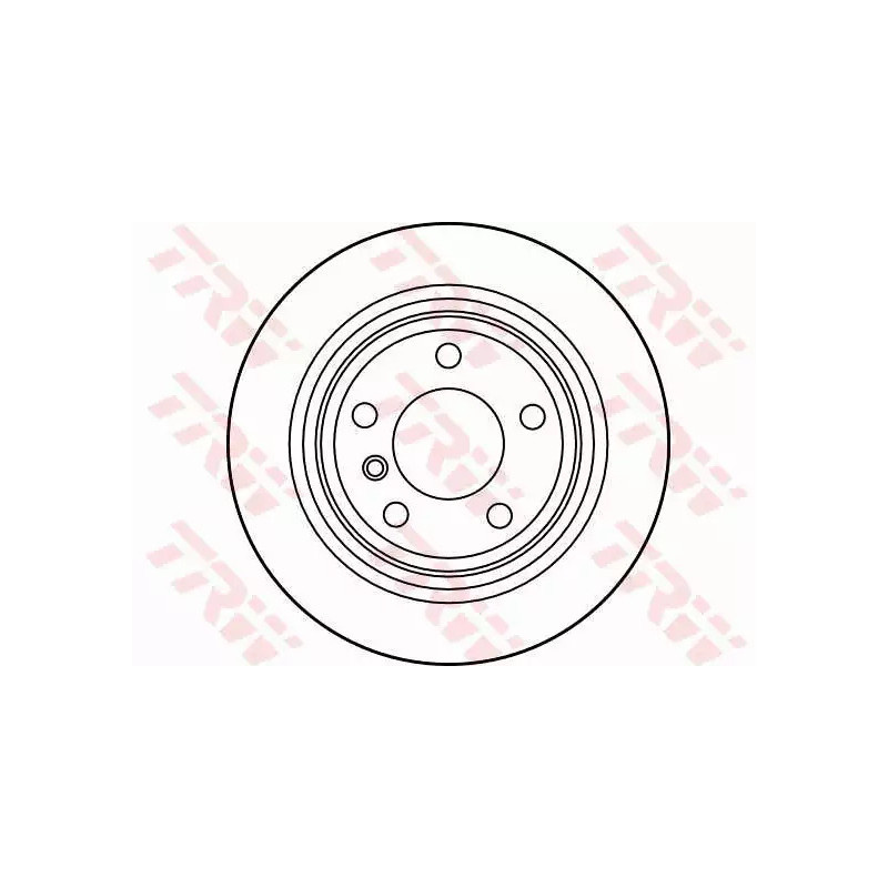 Stabdžių diskas  TRW DF2768