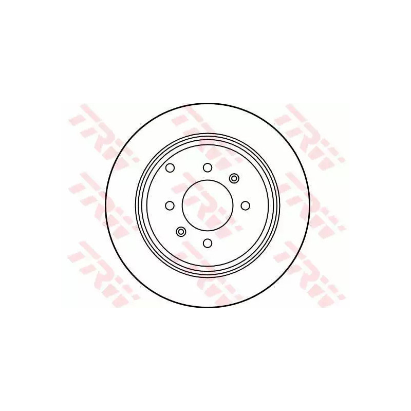 Stabdžių diskas  TRW DF2781