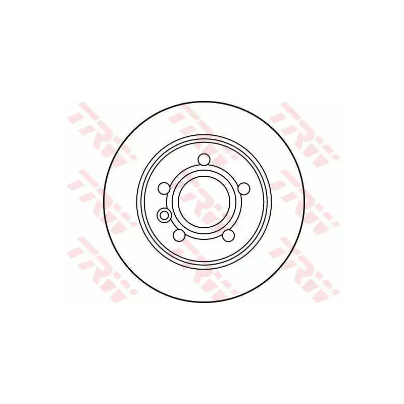 Stabdžių diskas  TRW DF2777