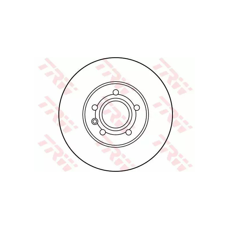 Stabdžių diskas  TRW DF2776