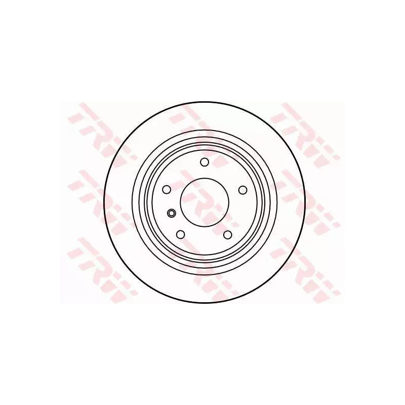 Stabdžių diskas  TRW DF2783