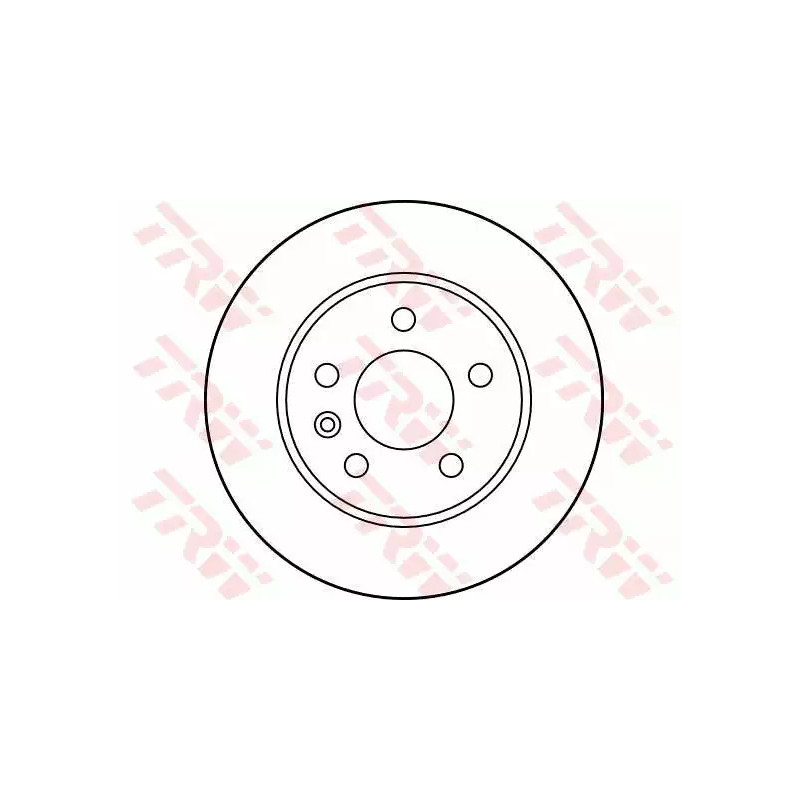 Stabdžių diskas  TRW DF2797
