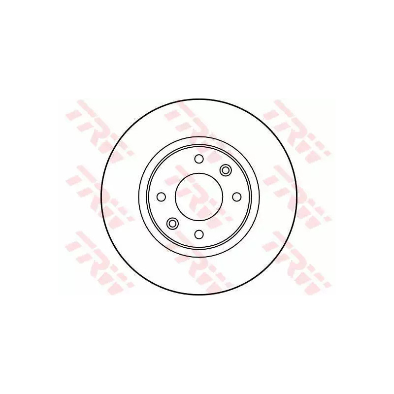 Stabdžių diskas  TRW DF2796