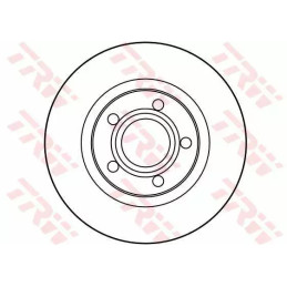 Stabdžių diskas  TRW DF2806