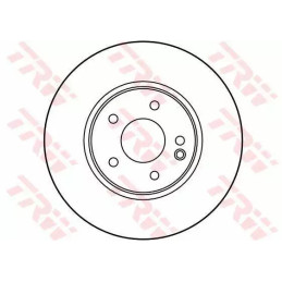 Stabdžių diskas  TRW DF2812